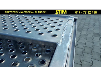 Remorcă transport auto nou Stim L-23, ALU: Foto 2