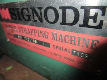 Leasing de  BANDEROLIERMASCHINE SIGNODE MS 220/50 BANDEROLIERMASCHINE SIGNODE MS 220/50: Foto 3