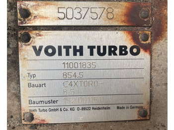 Cutie de viteze și piese pentru Autobuz Voith Voith 854.5 C4XT0R0 -8.5E Solaris Van Hool Getriebe 152.0011611: Foto 2