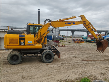 Excavator pe roţi Komatsu PW140-7: Foto 4