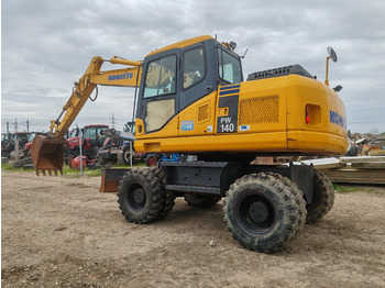 Excavator pe roţi Komatsu PW140-7: Foto 5