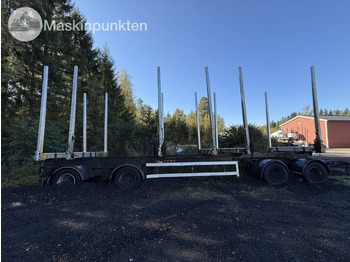 Remorcă transport busteni