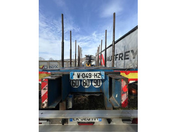 Semiremorcă transport busteni Diebolt grue avec grappin rotatif: Foto 5