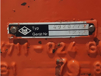Punte şi piese pentru Utilaje constructii O & K L15B - 4920775 - Axle/Achse/As: Foto 5