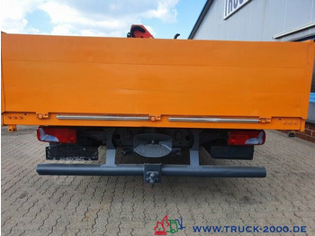 Camion platformă, Camion cu macara MAN TGL 12.250 Kran PK11001 7.6 m = 1.24 to. 2 x AHK: Foto 4