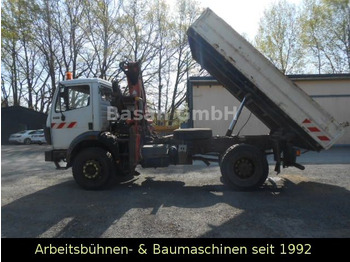 Camion basculantă, Camion cu macara Mercedes-Benz MB 1717 AK Kipper Allrad mit Kran Atlas 100.1: Foto 3