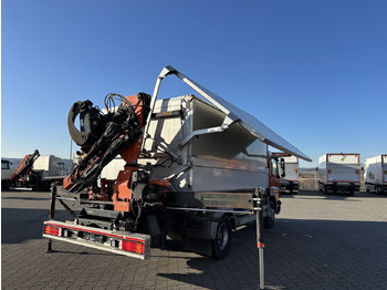 Camion cu macara, Camion basculantă Mercedes-Benz Atego 1529 4x2  Atlas 57.3-A2   Kadaverkipper: Foto 2