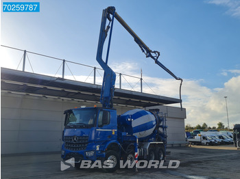 Autopompă de beton Mercedes-Benz Arocs 3251 8X4 PUMI Putzmeister TMM 24 + Liebherr 7m3 Mixer Retarder Euro 6: Foto 2