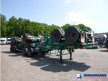 Camion transport containere/ Swap body ASCA Stack 4 x container trailer + dolly 20-30-40-45 ft: Foto 2