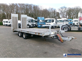 Remorcă platformă KING 2-axle platform drawbar trailer 14t + ramps: Foto 2