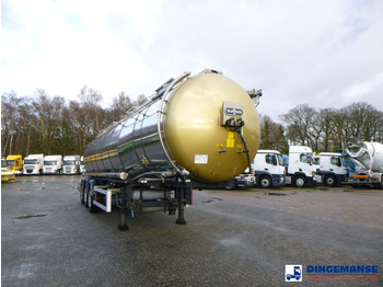 Semiremorcă cisternă Van Hool Chemical tank inox 30 m3 / 1 comp ADR 12/03/2024: Foto 2