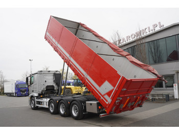 Camion platformă MERCEDES-BENZ Actros 3563 8x4 / Tipper for grain 20 t load capacity: Foto 5