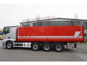 Camion platformă MERCEDES-BENZ Actros 3563 8x4 / Tipper for grain 20 t load capacity: Foto 3