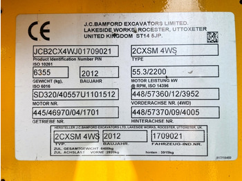 Buldoexcavator JCB 2CX SM 4WS (4003): Foto 3