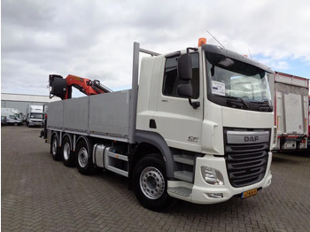 Camion cu macara DAF CF 460 Combi Pacton MXD220 + 8X2 + Manual + Euro 6 + Palfinger PK 18500: Foto 2
