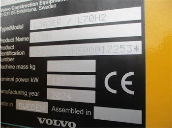 Încărcător frontal pe pneuri Volvo L 70 H H2 BEMÆRK MED GARANTI FRA VOLVO FREM TIL DE: Foto 2
