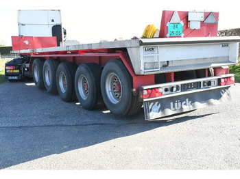 Semiremorcă platformă LUECK SPR75/5  5 achse BALLAST TRAILER 3x STEERAXLE!!: Foto 4