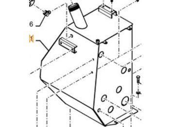 Rezervor hidraulic CASE