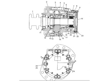 Motor hidraulic CASE