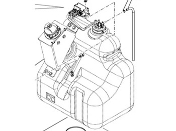 Rezervor combustibil CASE