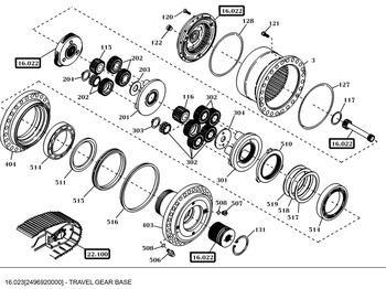 Transmisie finală NEW HOLLAND
