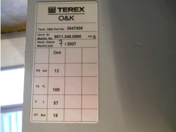 Răcitor ulei pentru Utilaje constructii nou Terex O&K 3647508 - 5342685: Foto 5