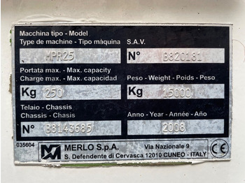 Nacela articulata Merlo MPR 25: Foto 3