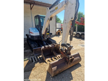 Leasing de  MINI PELLE SUR CHENILLE CAOUTCHOUC BOBCAT 5T E45 AVEC 3 GODETS - 2017 - 1715h MINI PELLE SUR CHENILLE CAOUTCHOUC BOBCAT 5T E45 AVEC 3 GODETS - 2017 - 1715h: Foto 1