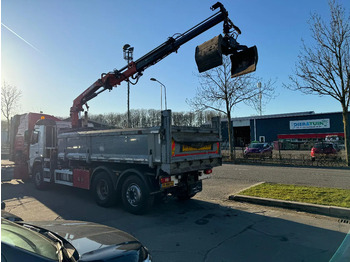 Camion basculantă, Camion cu macara Volvo FM 330 6X2 - EURO 5 + ATLAS 126.3E A2 + REMOTE + LIFT/STEERING AXLE: Foto 4