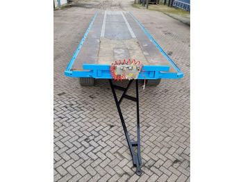 Remorcă platformă Van Hool 13.60 M LONG - 1 M HIGH - SUPER SINGLE TIRES - DRUM BRAKES: Foto 2 Remorcă platformă Van Hool 13.60 M LONG - 1 M HIGH - SUPER SINGLE TIRES - DRUM BRAKES: Foto 2