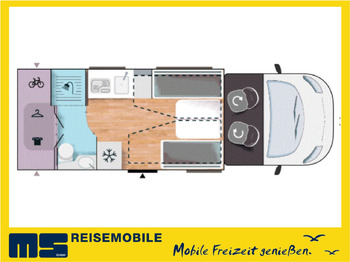 Autorulotă semi-integrată CHAUSSON 630