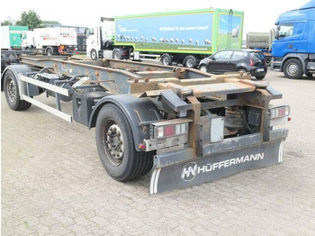 Remorcă transport containere/ Swap body Huffermann HSA 18.70, Container, Schlitten, SAF, Luftfed.: Foto 2