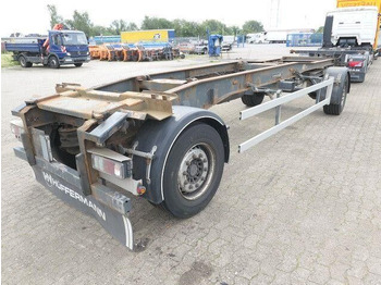 Remorcă transport containere/ Swap body Huffermann HSA 18.70, Container, Schlitten, SAF, Luftfed.: Foto 3