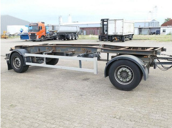 Remorcă transport containere/ Swap body Huffermann HSA 18.70, Container, Schlitten, SAF, Luftfed.: Foto 4