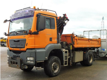 Camion basculantă, Camion cu macara MAN 18.360 TGS 4x4, Kran Palfinger PK8501, Funk, AHK: Foto 4