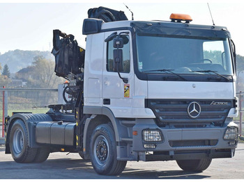 Cap tractor Mercedes-Benz ACTROS 1844 * Sattelzugmaschine *HIAB 330-5/FUNK: Foto 4