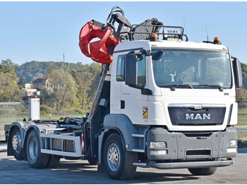 Camion cu cârlig, Camion cu macara MAN TGS 26.360 Abrollkipper* KESLA 2114 Z * TOP MAN TGS 26.360 Abrollkipper* KESLA 2114 Z * TOP: Foto 3