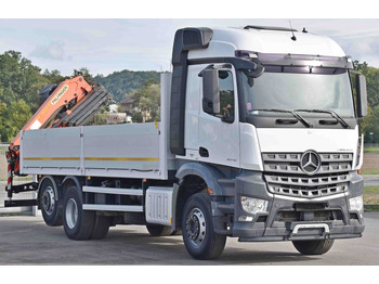 Camion cu macara, Camion platformă Mercedes-Benz AROCS 2542* PK 13001-K B* TOPZUSTAND: Foto 3