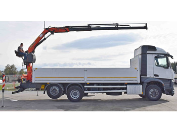 Camion cu macara, Camion platformă Mercedes-Benz AROCS 2542* PK 13001-K B* TOPZUSTAND: Foto 5