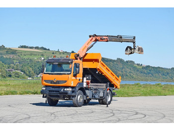 Camion basculantă, Camion cu macara Renault KERAX 370 DXI* KIPPER 3,70m *PK 15500 + FUNK*TOP: Foto 2