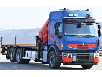 Camion cu macara, Camion platformă Renault Premium 410* PRITSCHE 6,50m *PK 32080/FUNK* TOP Renault Premium 410* PRITSCHE 6,50m *PK 32080/FUNK* TOP: Foto 3