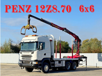 Camion cu macara SCANIA G 490