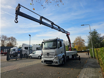 Camion platformă, Camion cu macara Mercedes Benz Actros 2645 6x4: Foto 3