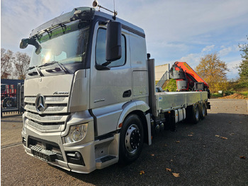 Camion platformă, Camion cu macara Mercedes Benz Actros 2645 6x4: Foto 2