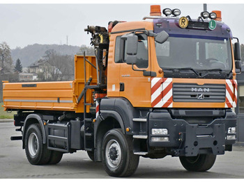 Camion basculantă, Camion cu macara MAN TGA 18.360: Foto 4