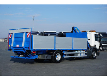 Camion platformă, Camion cu macara Scania P 250 / ACC / SKRZYNIOWY + HDS + WINDA / PALFINGER PK 12 002 - E: Foto 5