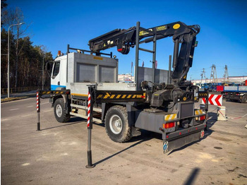 Camion cu macara, Camion platformă nou Renault  KERAX 270 4x4 PALFINGER PK 16502 CRANE WINCH: Foto 4