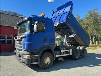 Camion basculantă Scania R500 6x2 brøyterigget tippbil: Foto 2