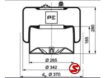 Piesă de schimb pentru Camion nou Mercedes-Benz Luchtbalg Mercedes Actros: Foto 2 Piesă de schimb pentru Camion nou Mercedes-Benz Luchtbalg Mercedes Actros: Foto 2