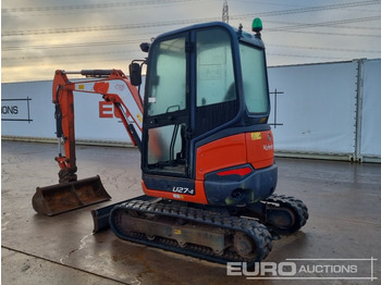 Mini excavator 2016 Kubota U27-4: Foto 3